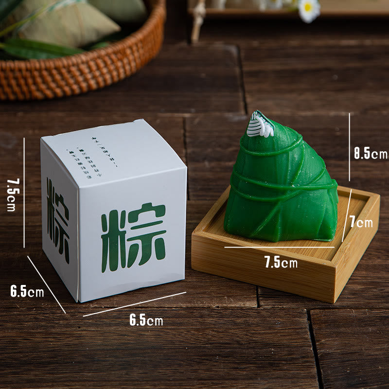 Buddha Stones Dragon Boat Festival Zongzi Pattern Scented Candle Gift For Family Friends - image 11