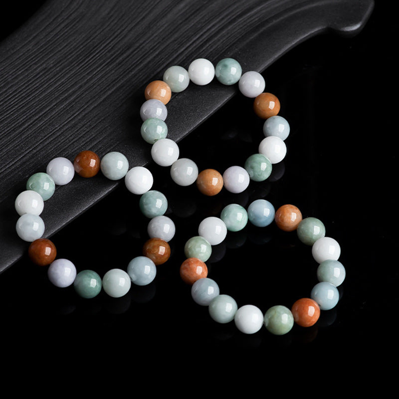 Buddha Stones Natural Jade Healing Protection Bracelet - image 7
