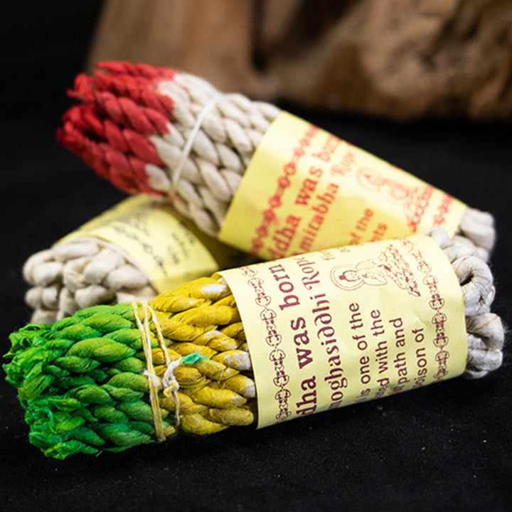 Buddha Stones Nepal Rope Incense Purify Healing Meditation Incense - image 2