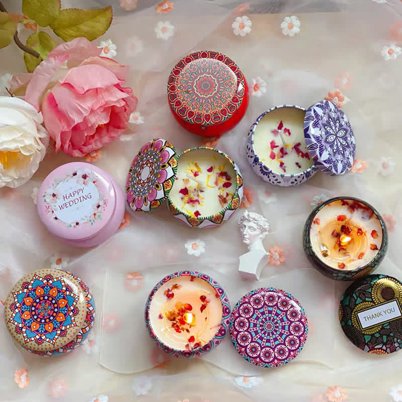 White Tea Ginger Flower Lavender Gardenia Scented Soy Wax Candle Gift For Family Friends - image 35