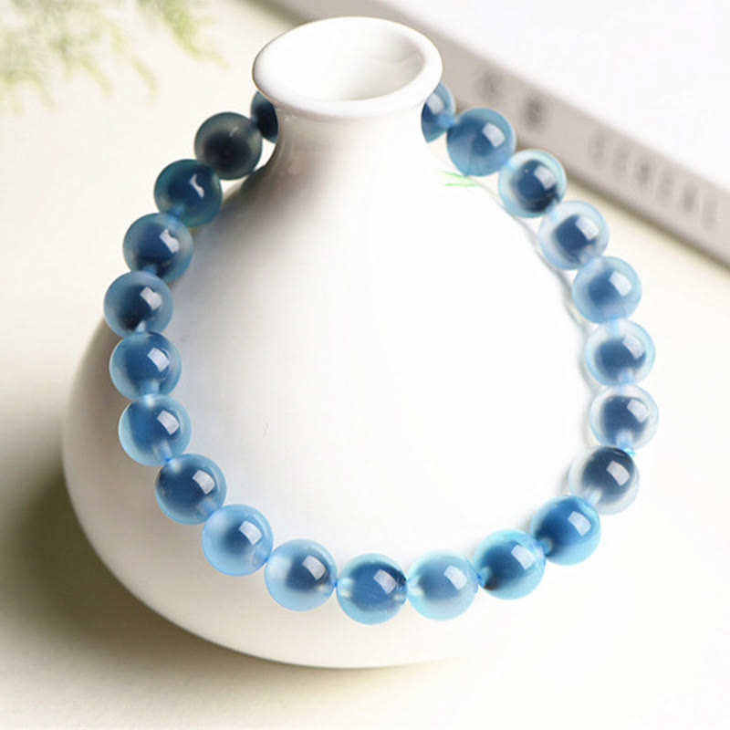 Buddha Stones Natural Colorful Candy Agate Harmony Strength Bead Bracelet - image 1