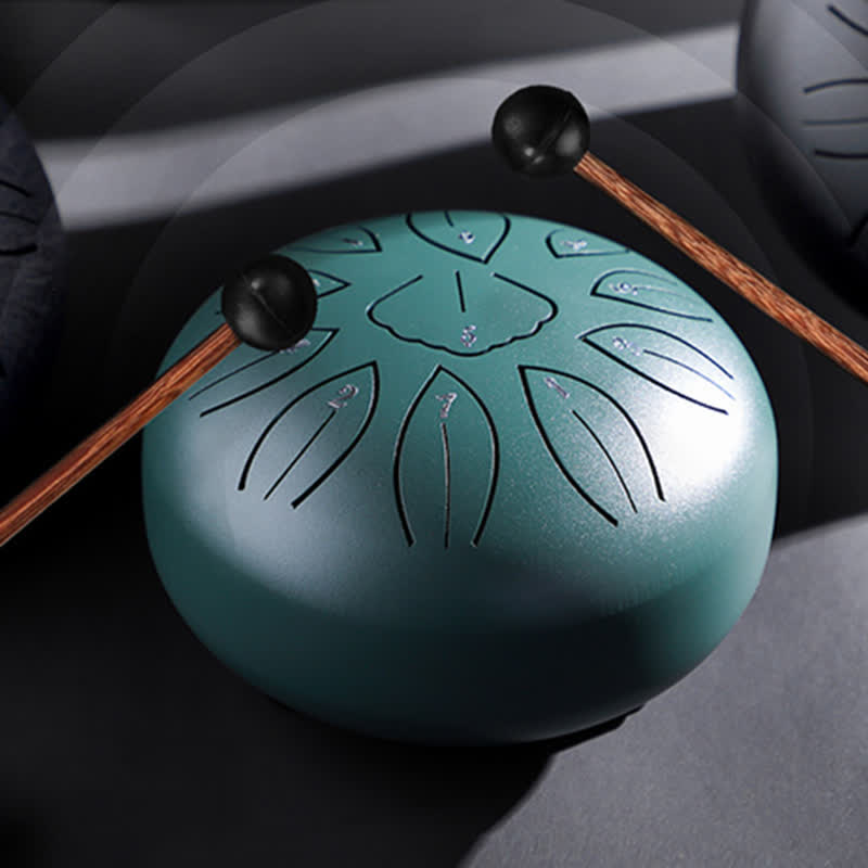 Steel Sound Healing Drum Kit - Green - image 0
