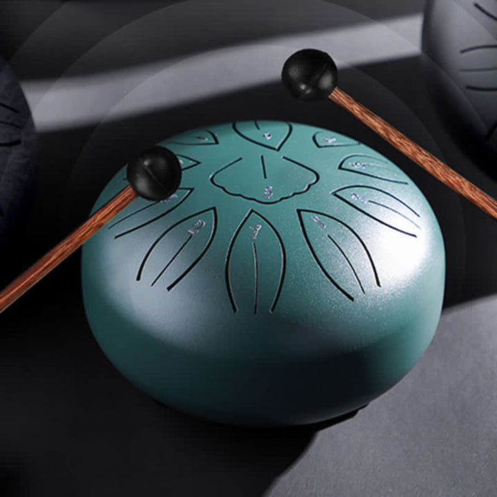 Steel Sound Healing Drum Kit - Green - image 0