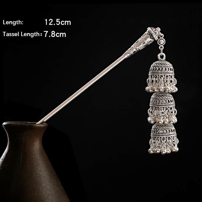 Water Drop Lily of the Valley Flowers Tassels Confidence Hairpin - image 18
