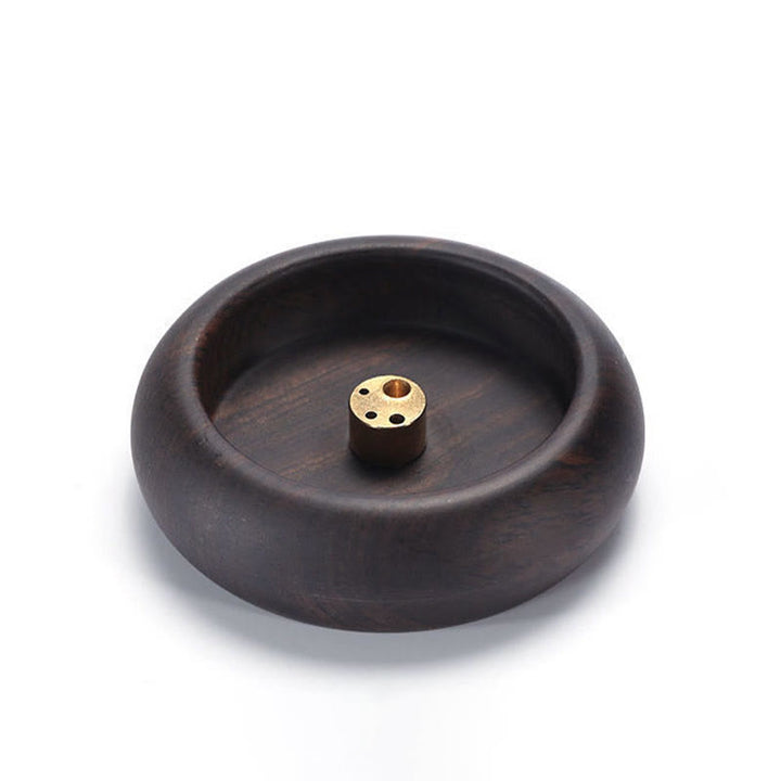 Buddha Stones Mini Ebony Wood Rosewood Meditation Healing Stick Incense Burner Decoration - image 4