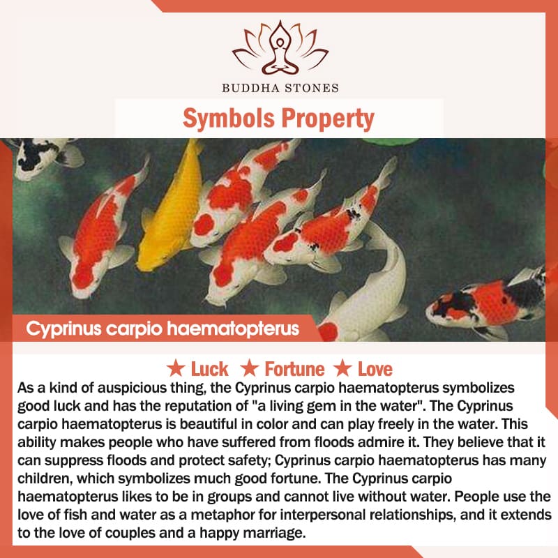 Buddha Stones "Wishing Luck and Prosperity" White Jade Koi Fish Necklace Includes Gift Message Card - image 11