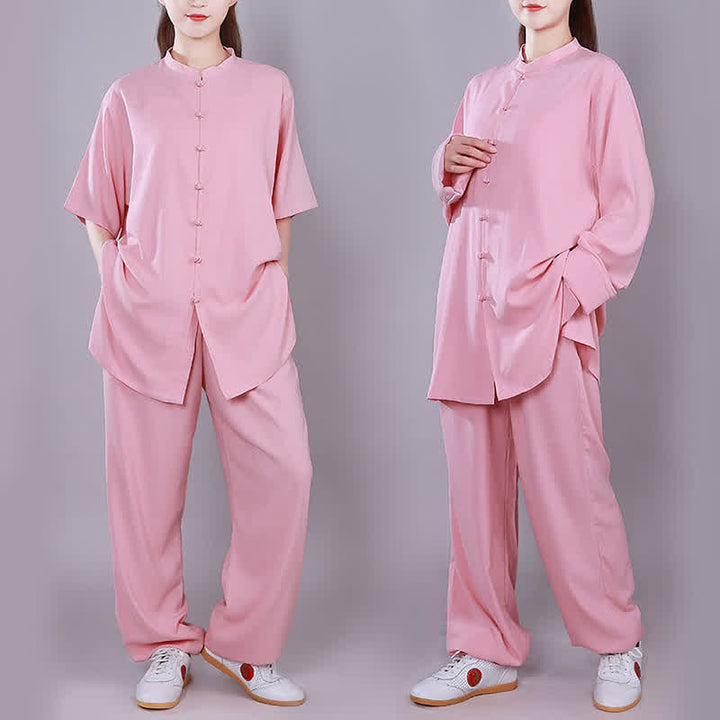 Buddha Stones Tai Chi Qigong Meditation Prayer Spiritual Zen Practice Unisex Cotton Linen Clothing Set - image 10