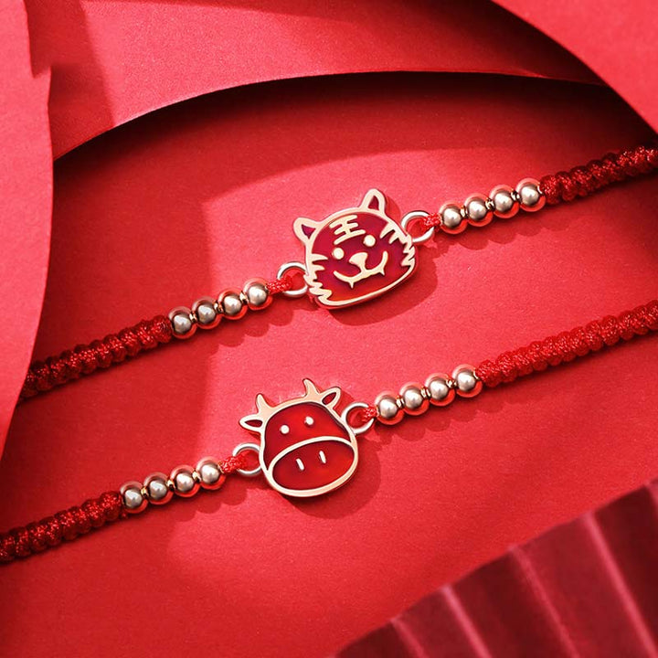Buddha Stones 12 Chinese Zodiac Lucky Red String Bracelet - image 21