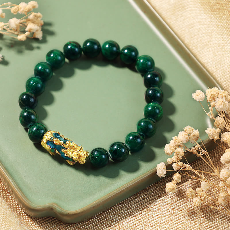 Buddha Stones FengShui PiXiu Jade Protection Bracelet - image 3
