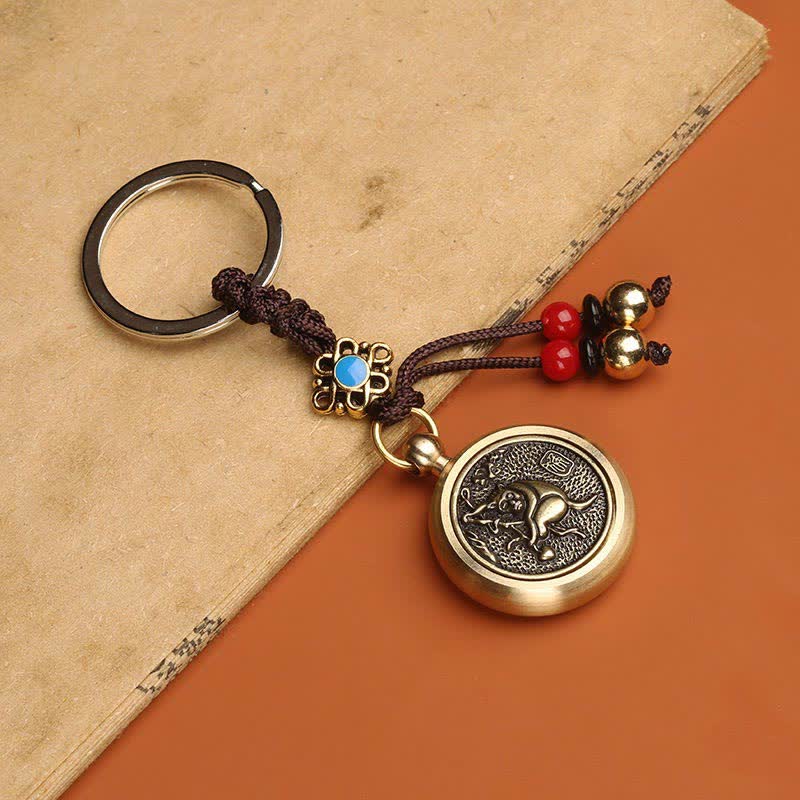 12 Chinese Zodiac Blessing Wealth Fortune Keychain - image 19