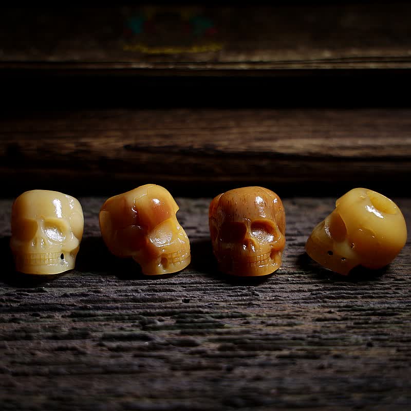 Buddha Stones Tibetan Camel Bone Skull The Lord of the Corpse Forest Protection Necklace Pendant - image 8