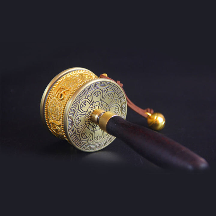 Tibetan Lucky Prayer Wheel Six True Words Decoration - image 2