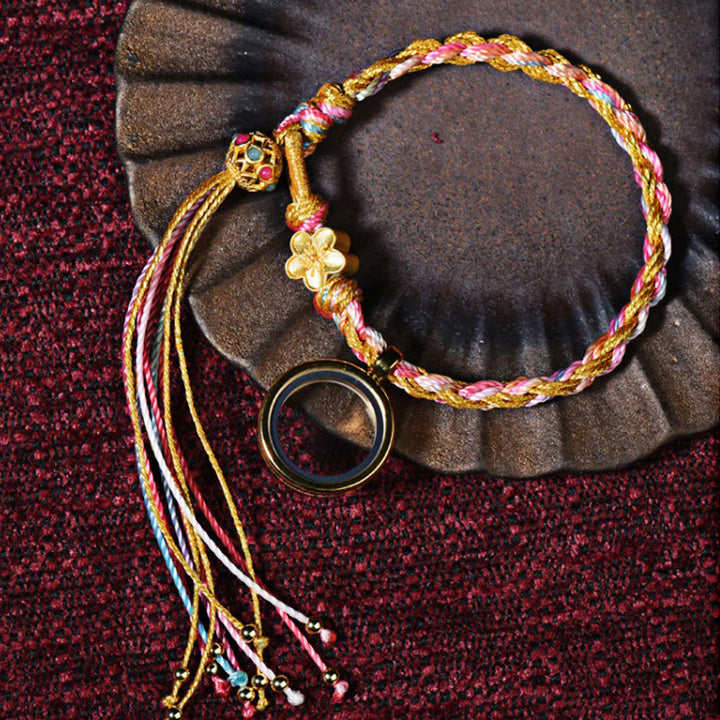 Buddha Stones Tibetan Handmade Luck Colorful String Single Double Wrap Braided Bracelet - image 6