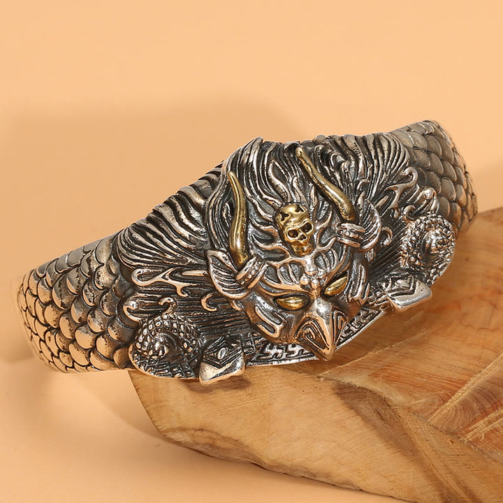 Buddha Stones Tibetan Garuda Bird Wisdom Protection Bracelet Bangle - image 4