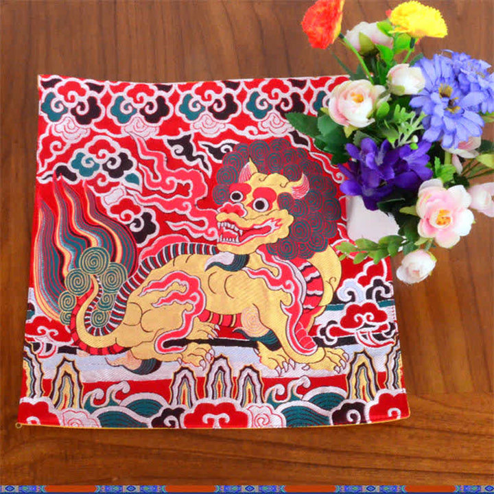 Fengshui Kirin Prayer Altar Mat Healing Meditation Auspicious Symbol Mat - image 8