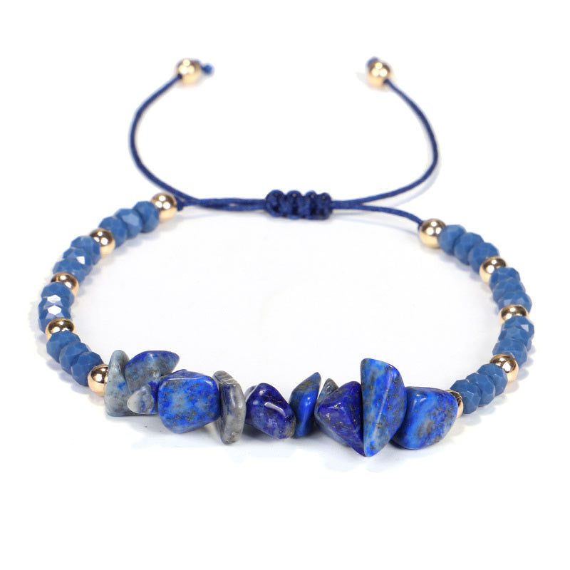 Buddha Stones Amethyst Purify Knit Bracelet - Lazurite - image 11