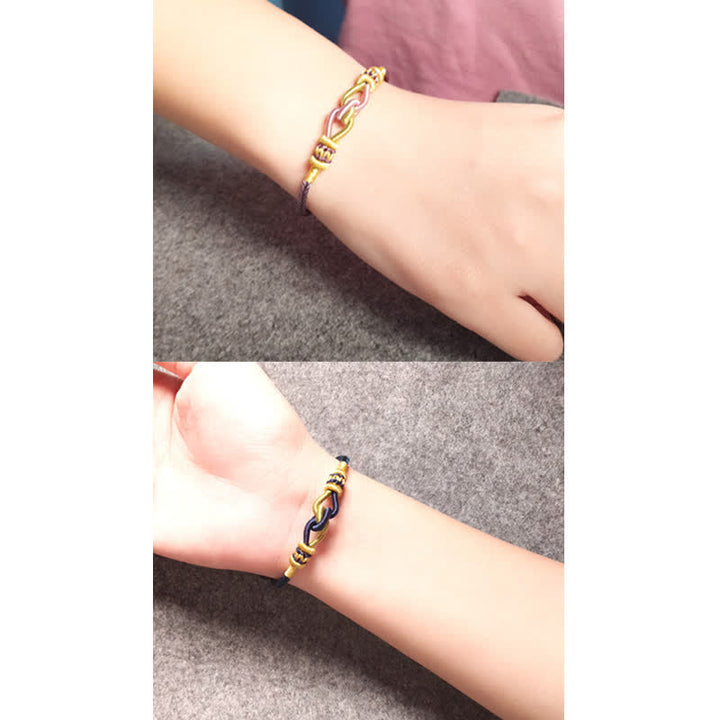 Buddha Stones Handmade Knotting Faith Strength Braid String Bracelet - image 12