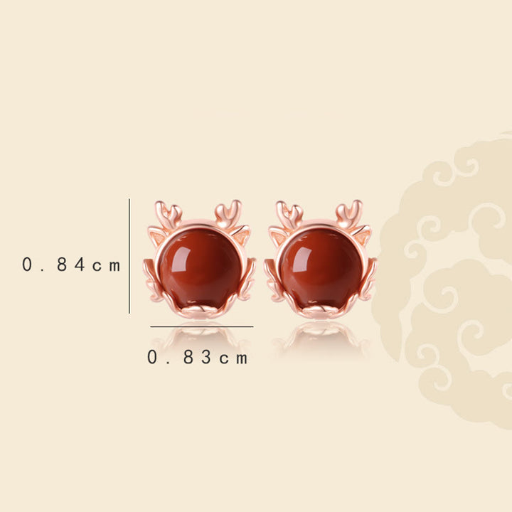 ❗❗❗A Flash Sale- Buddha Stones 925 Sterling Silver Year of the Dragon Cinnabar Red Agate Dragon Protection Bracelet Necklace Pendant Earrings Ring - image 12
