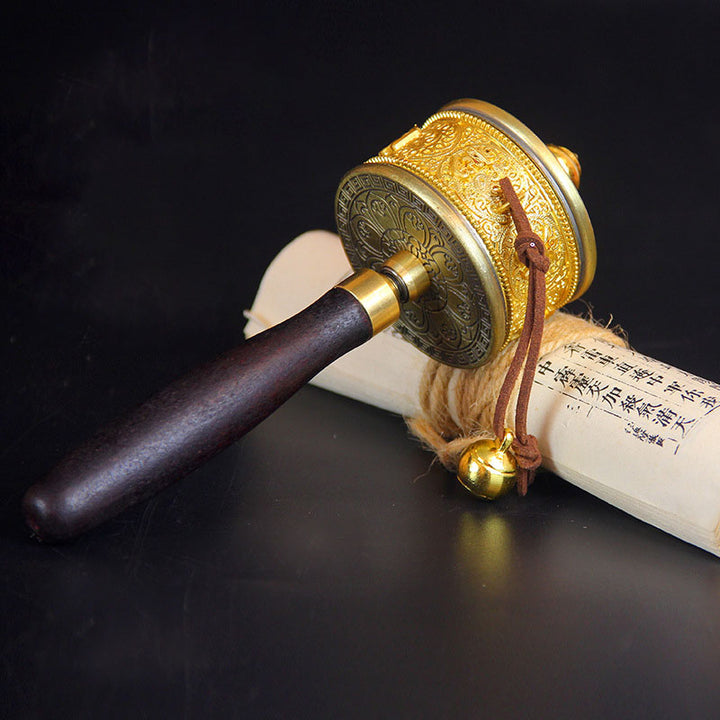 Tibetan Lucky Prayer Wheel Six True Words Decoration - image 1