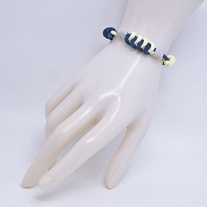 Buddha Stones Simple Design King Kong Knot Strength Braid String Bracelet - image 10