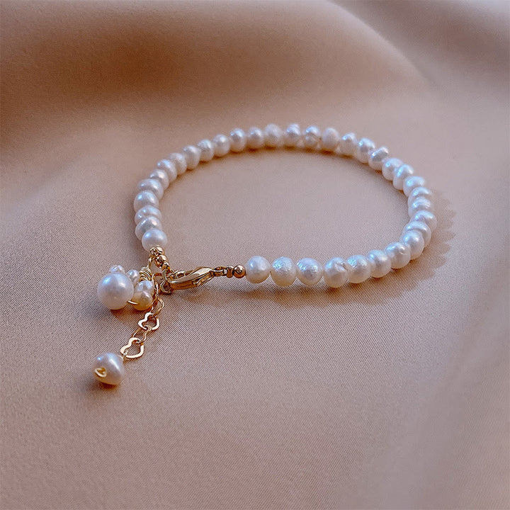 Buddha Stones Pearl Cat Paw Healing Chain Bracelet - image 5