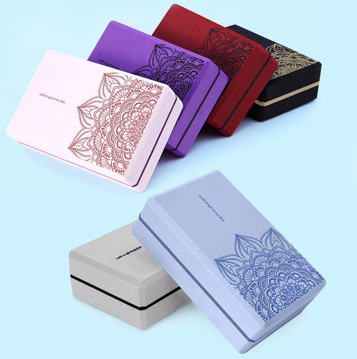 Buddha Stones Tibetan Mandala Mindful Soft Non-Slip Foam Yoga Block - image 13