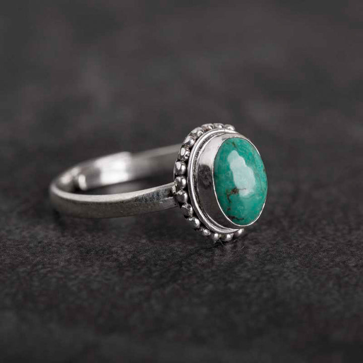 Buddha Stones 925 Sterling Silver Turquoise Wisdom Love Ring - image 11