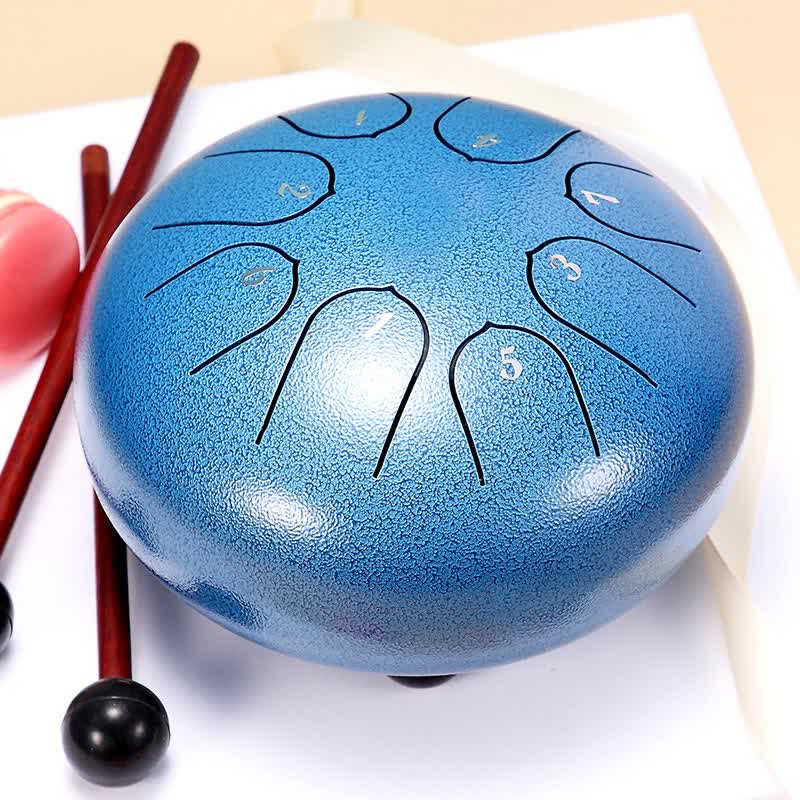 Steel Tongue Drum Sound Healing Meditation Yoga Drum Kit - DodgerBlue - image 19