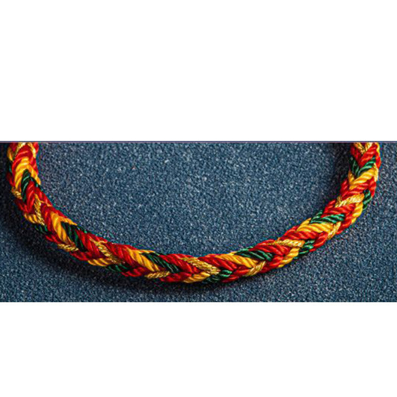 Buddha Stones "May you be safe and sound all year round" Lucky Multicolored Bracelet - image 10