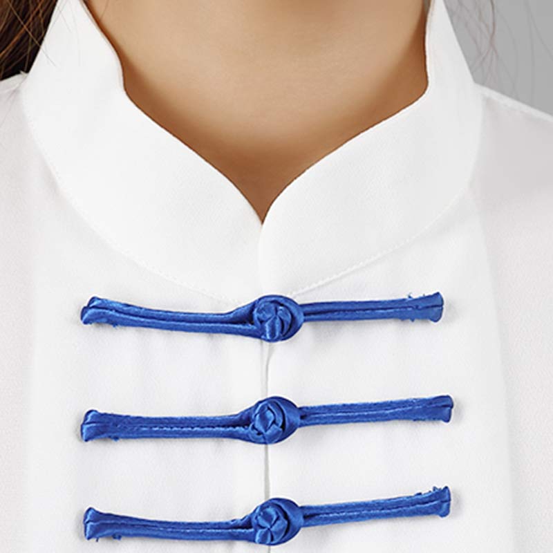 Buddha Stones Flower Embroidery Meditation Prayer Spiritual Zen Tai Chi Qigong Practice Unisex Clothing Set - image 12