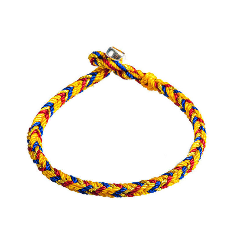 Buddha Stones "May you be safe and sound all year round" Lucky Multicolored Bracelet - image 8
