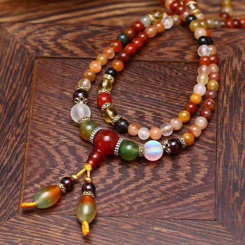 Buddha Stones The 108 Quartz Healing Mala Bracelet - image 2