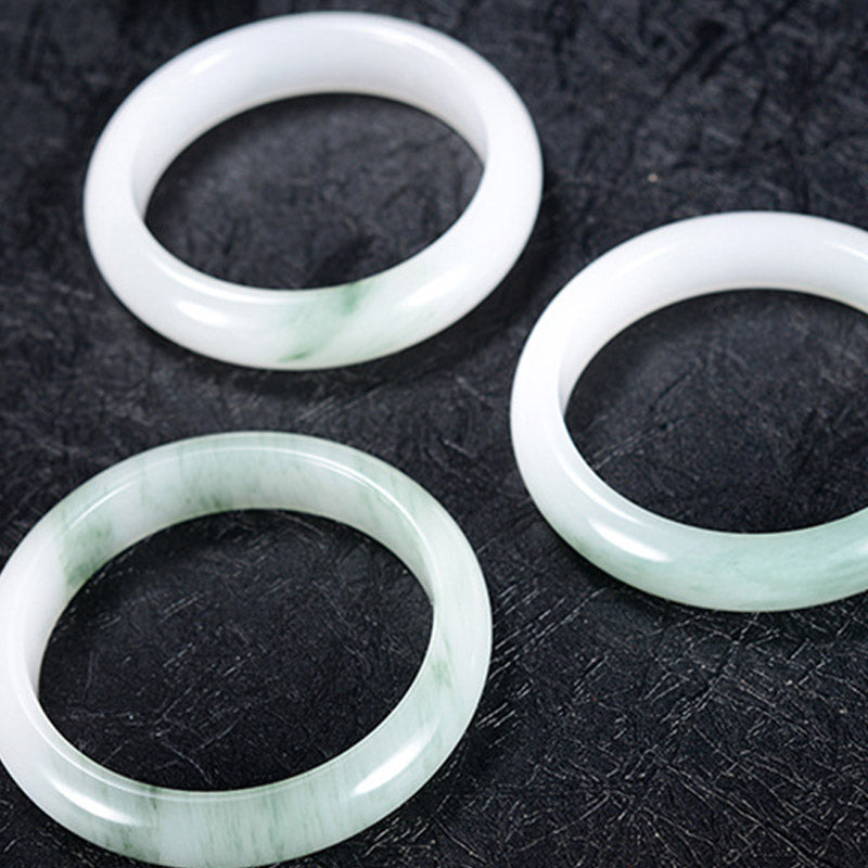 Natural Jade Luck Healing Bangle Bracelet - image 7