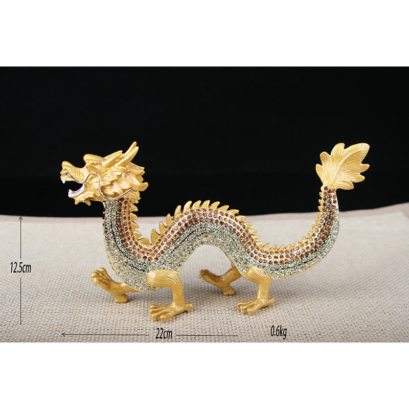 Buddha Stones Handmade Feng Shui Dragon Luck Success Home Decoration - image 6