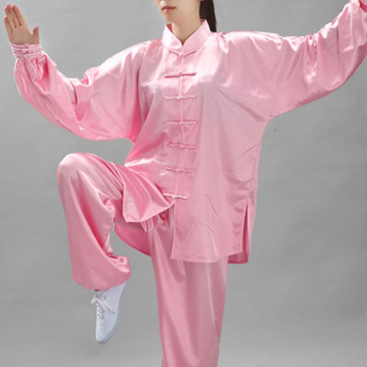 Buddha Stones Simple Pattern Meditation Prayer Spiritual Zen Tai Chi Qigong Practice Unisex Clothing Set - image 19
