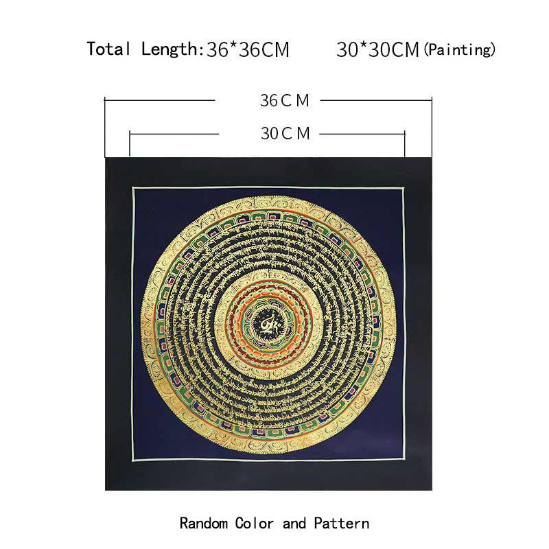 Buddha Stones Tibetan Handmade Thangka Painting Spiritual Blessing Blind Box Random Color Pattern - image 12