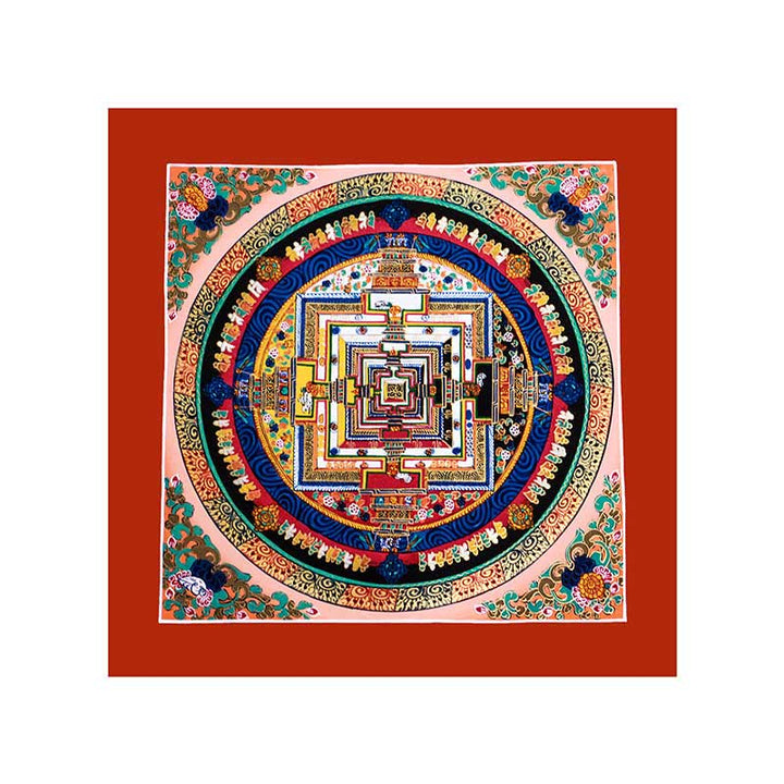 Buddha Stones Tibetan Handmade Thangka Mandala Painting Blind Box Random Color Pattern - image 5