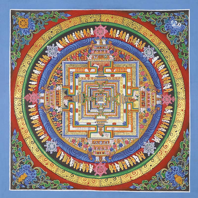 Buddha Stones Tibetan Thangka Painting Blessing Handmade Decoration - image 9