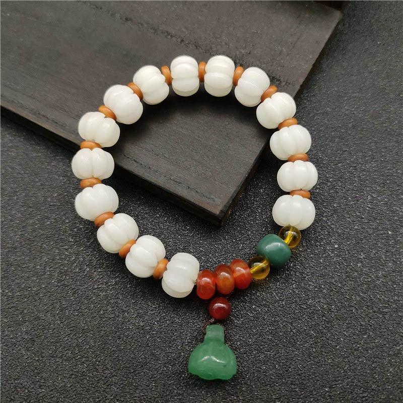 Natural Bodhi Seed Agate Bodhi Harmony Bracelet - image 2