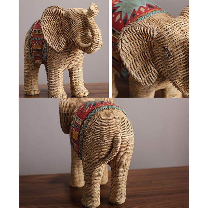 Elephant Resin Wisdom Wealth Home Decoration - image 14