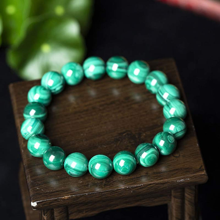 Buddha Stones Natural Malachite Protection Calmness Bracelet - image 18