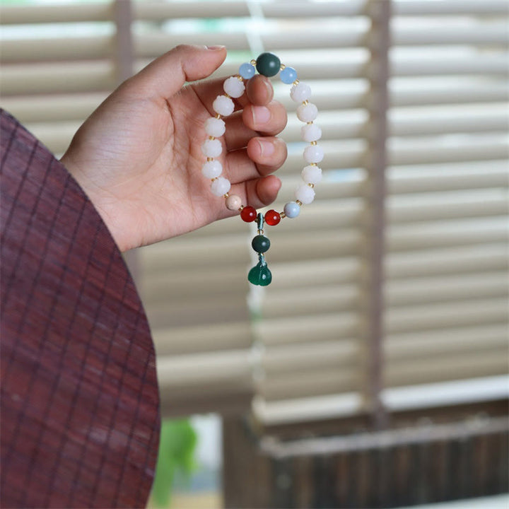 Buddha Stones Bodhi Seed Lotus Bead Carved Peace Harmony Bracelet - image 5