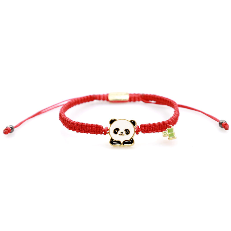 Buddha Stones Tibetan Handmade Panda Bamboo Lucky Red String Bracelet - image 6
