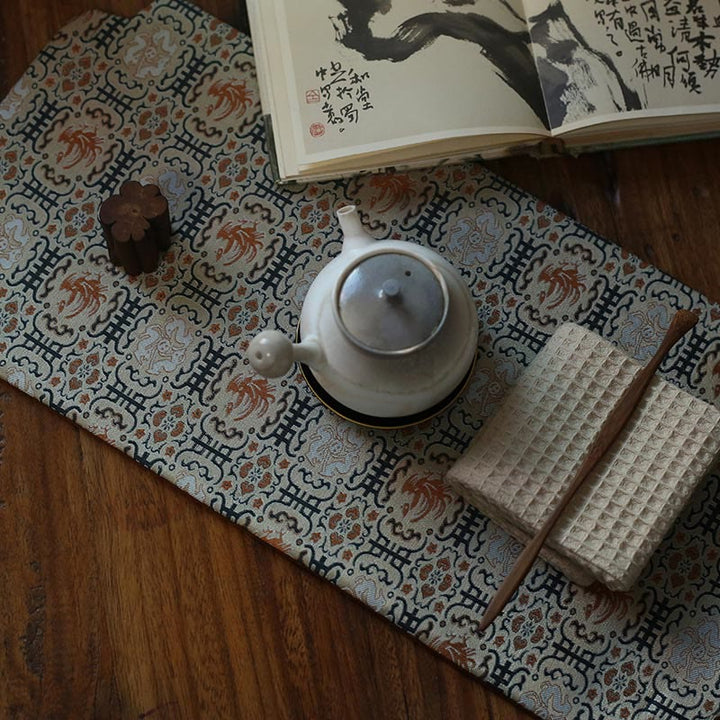 Elegant Floral Brocade Pattern Cup Mat Tea Cup Coaster - Brocade Totem - image 17