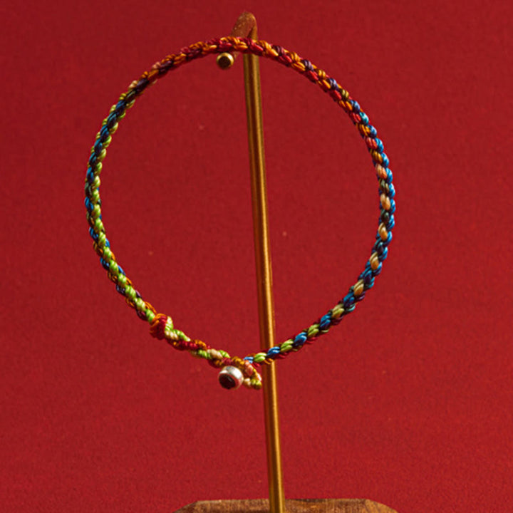 Buddha Stones "May you be blessed with peace and safety in all four seasons" Lucky Multicolored Bracelet - image 9