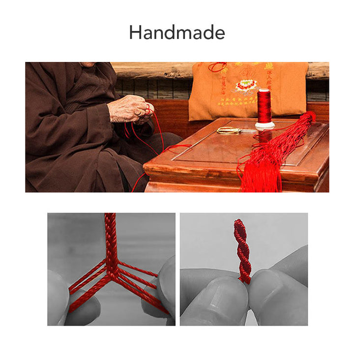 Buddha Stones Handmade Five Color Thread Protection Bracelet - image 5