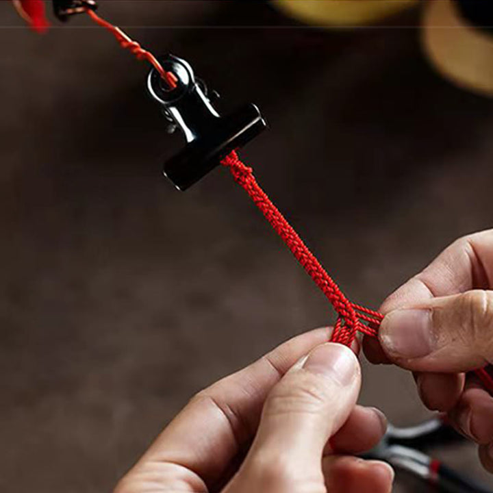 Buddha Stones Handcrafted PiXiu Cinnabar Wealth Luck Braided Bracelet - image 16