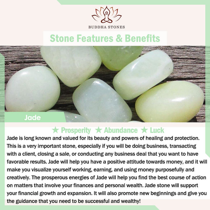 Buddha Stones Jade Protection Healing Bangle Bracelet - image 6