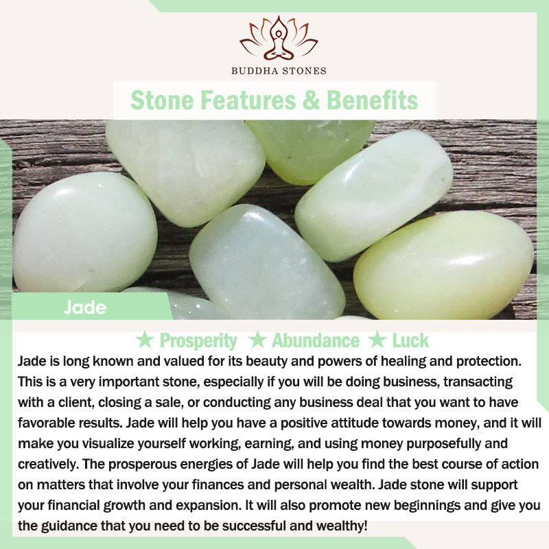 Buddha Stones Hetian Jade Flower Pearl Happiness Abundance Bracelet - image 8