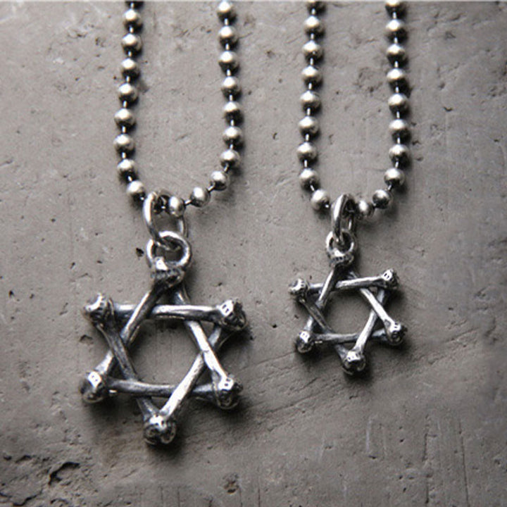 925 Sterling Silver Star of David Hope Protection Necklace - image 3